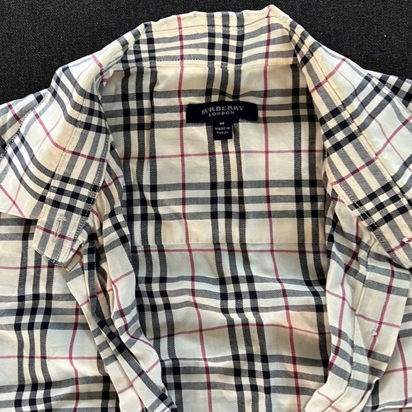Burberry Short-Sleeved Button Up - Picture 2 of 3